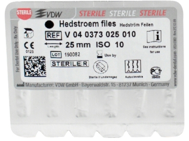 Hedström reszelo 73/ 10 25mm steril 6db.